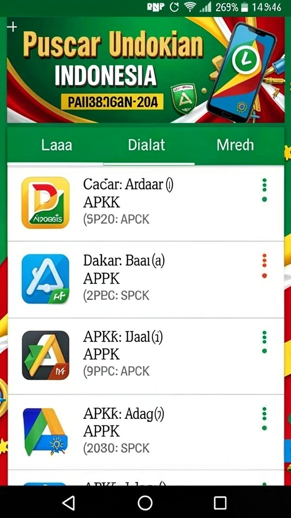 Tampilan awal game yang menawan dan mengundang.