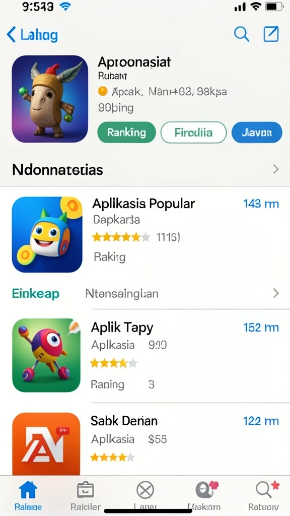 Berbagai karakter menarik untuk dipilih.