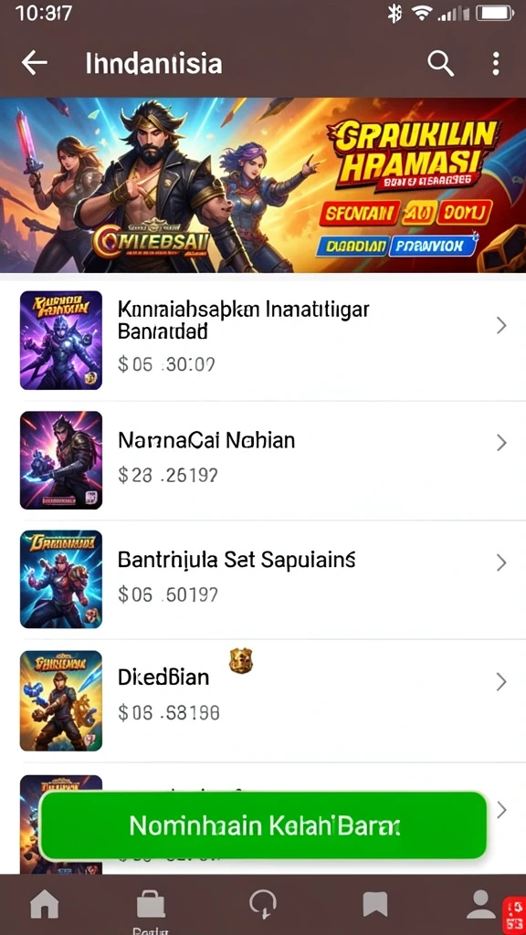 Tampilan utama game ADI99 yang menarik dan ramah pengguna.