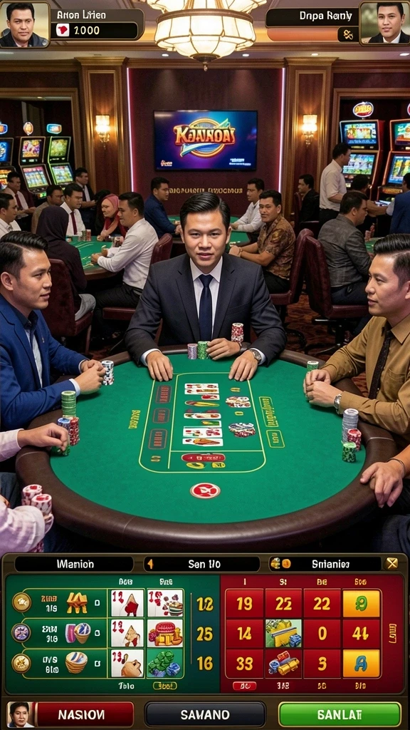 Tangkapan layar dari pertempuran seru melawan musuh.