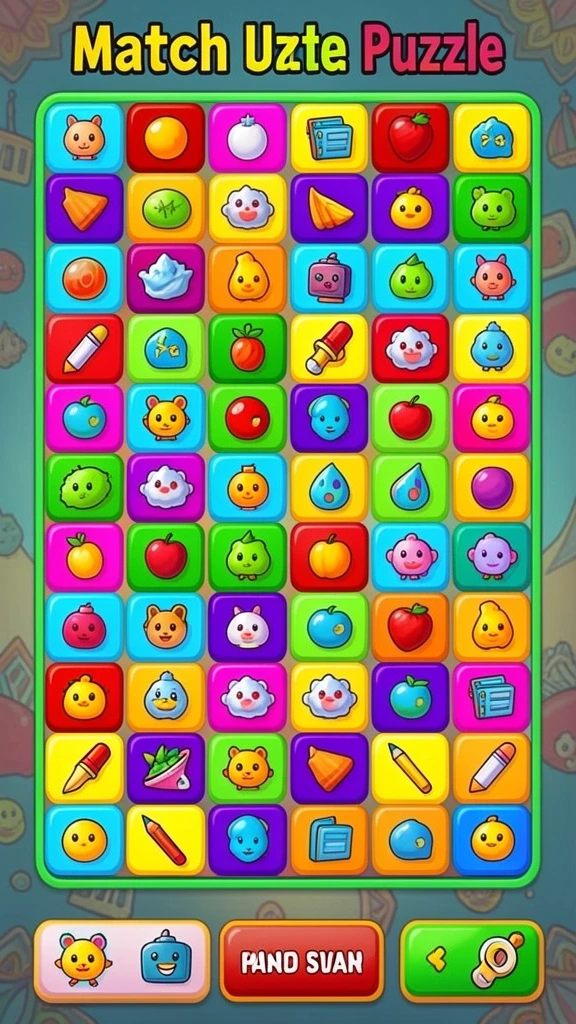 Tampilan awal game ATOM138 dengan grafis yang menawan.