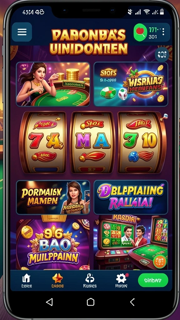 Tampilan awal yang menawan dan User Interface yang mudah dipahami.