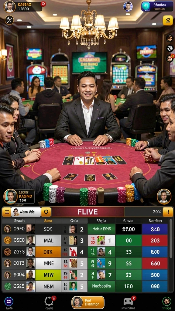 Tampilan awal yang intuitif dan menarik.
