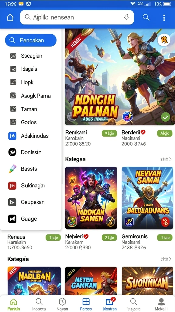Pengaturan misi harian dengan bonus menarik.