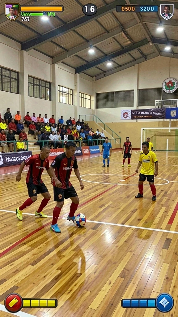Menampilkan karakter utama DORA77 dalam aksi.