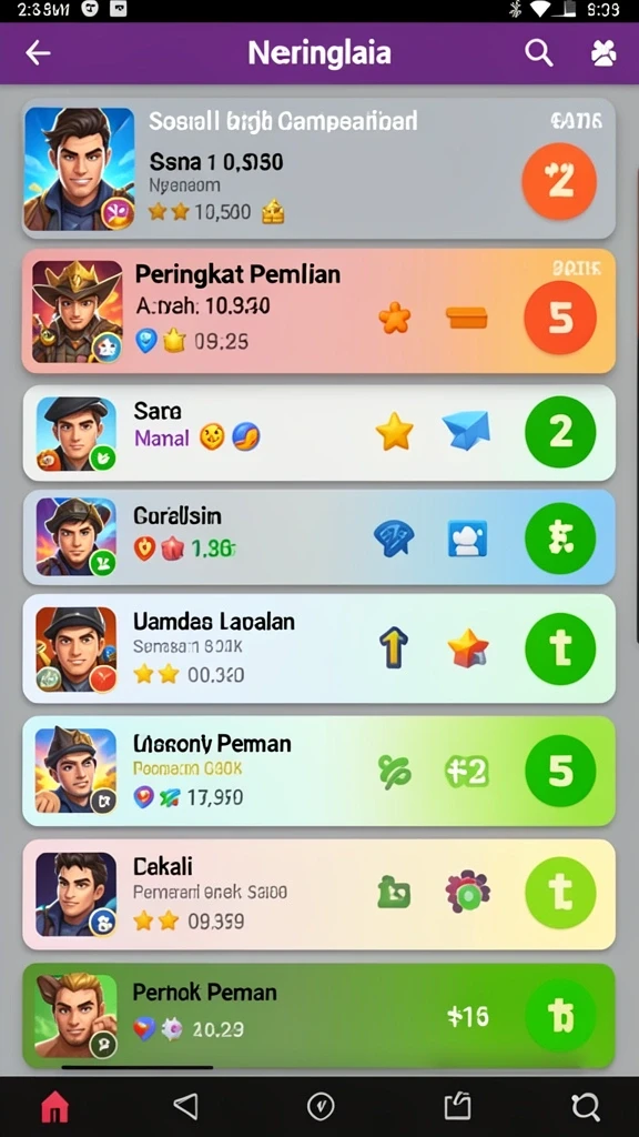 Sistem upgrade karakter yang menarik dan efektif.