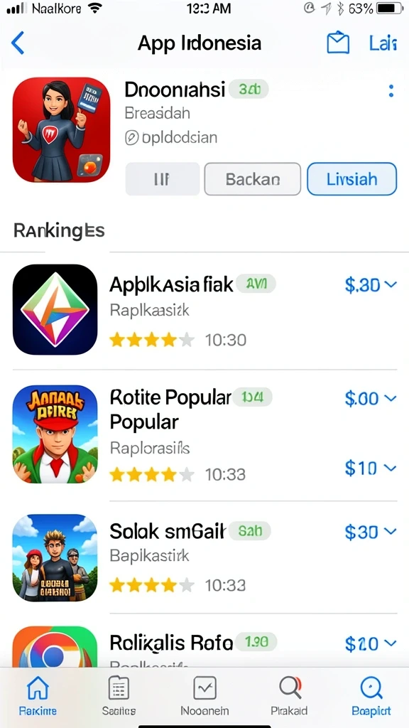 Karakter dengan kemampuan unik siap untuk bertarung.