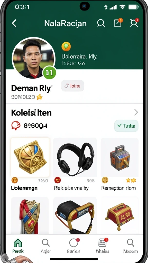 Karakter unik yang membuat permainan semakin seru dan penuh warna.
