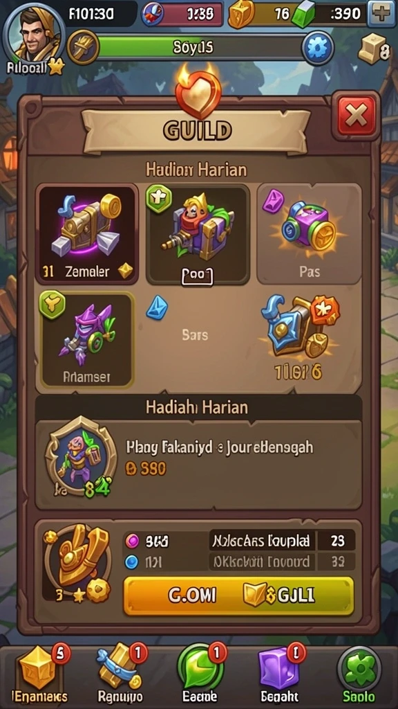 Tampilan antarmuka yang menarik dan mudah dinavigasi.