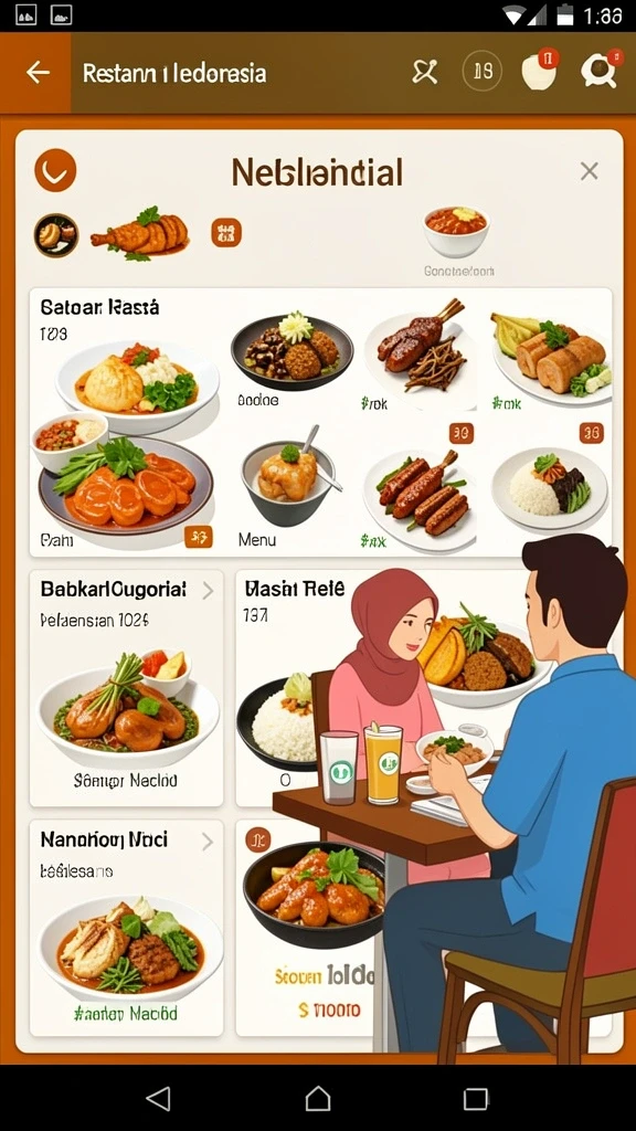 Tampilan antarmuka yang menarik dan intuitif.