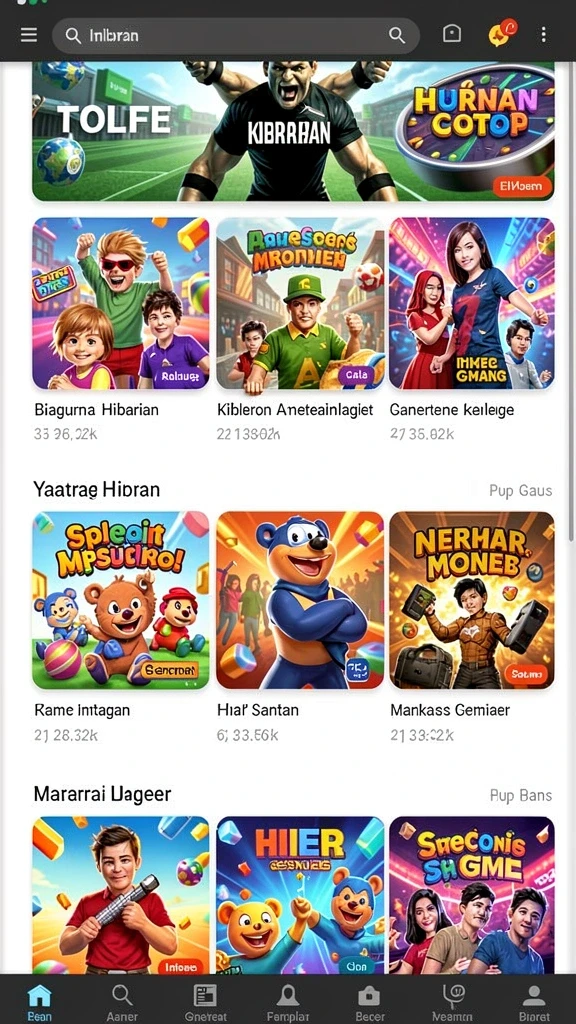 Tampilan awal game IDRRP yang menawan.