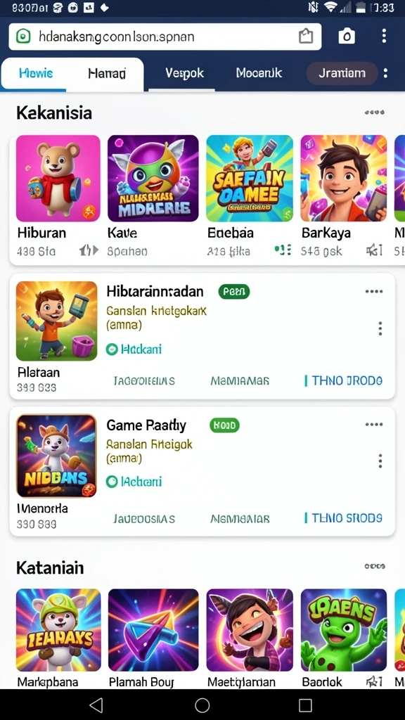 Aksi seru saat bertarung melawan musuh di level yang menantang.