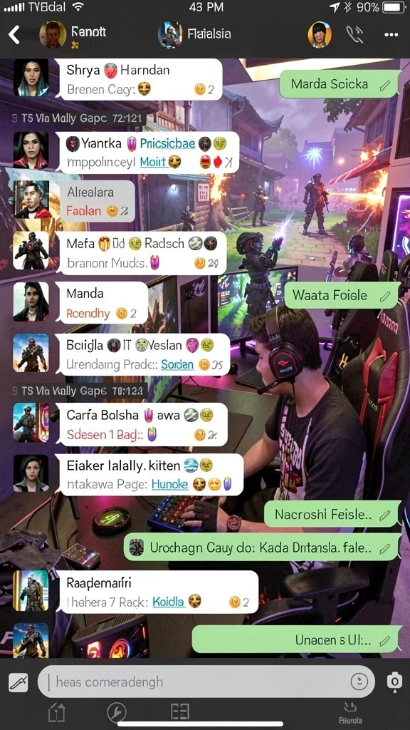 Fitur sosial untuk berinteraksi dengan pemain lain.