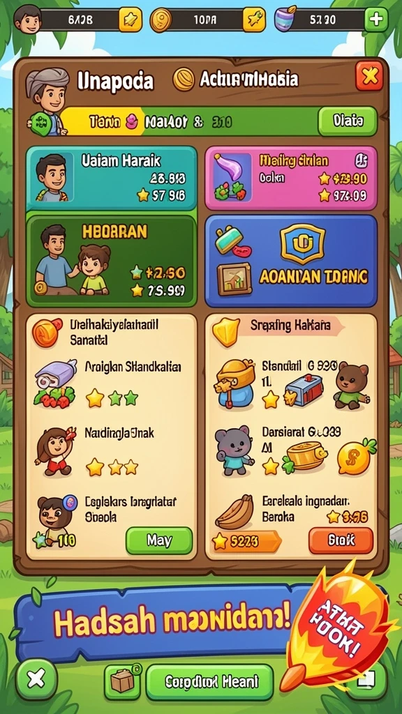 Mode multiplayer yang menantang dan seru.