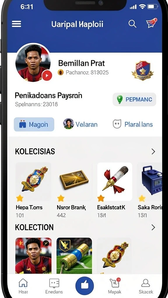Tampilan antarmuka MAMIBET yang menarik dan user-friendly.