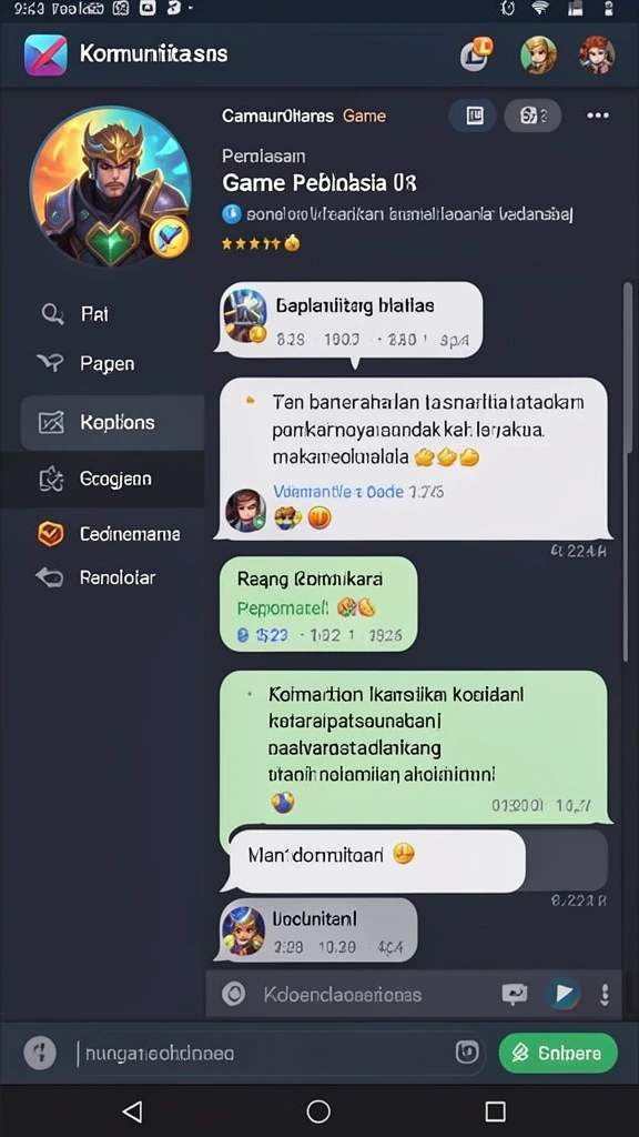 Gulungan slot yang penuh warna dan menarik.