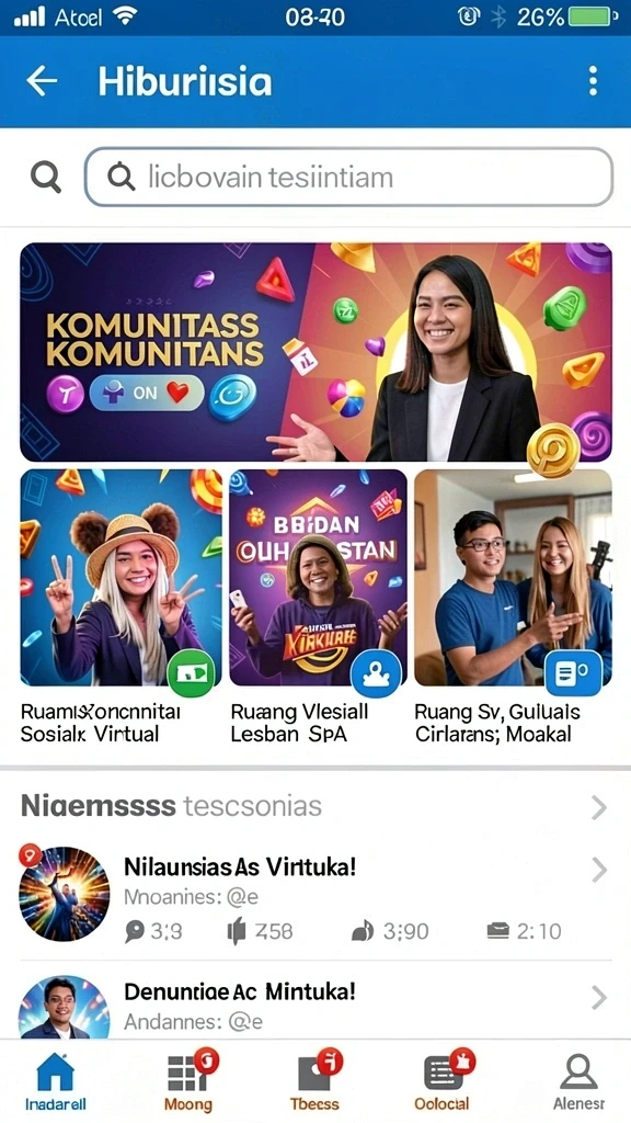 Menampilkan antarmuka yang menarik dan mudah digunakan.