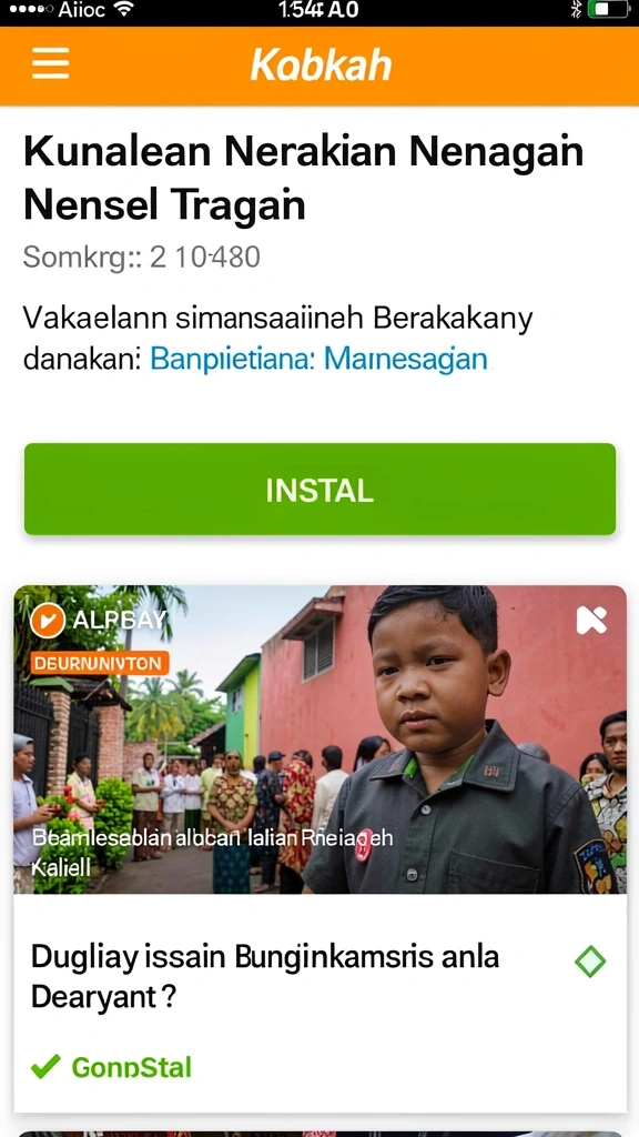 Screenshot menunjukkan tampilan awal permainan yang menarik.