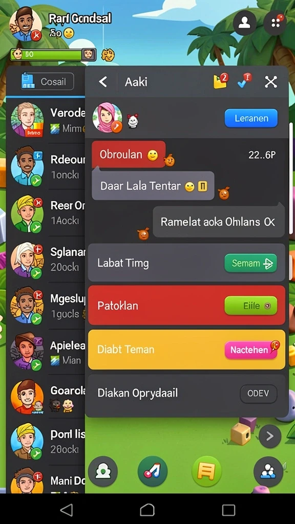 Screenshot menunjukkan fitur multiplayer yang seru dan dinamis.
