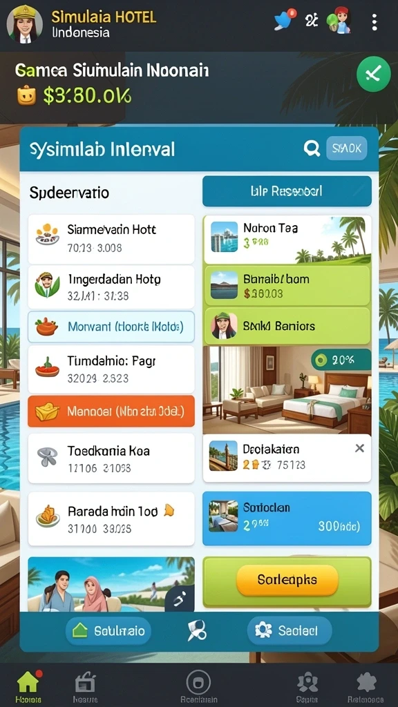 Tantangan level yang menarik dan menegangkan.