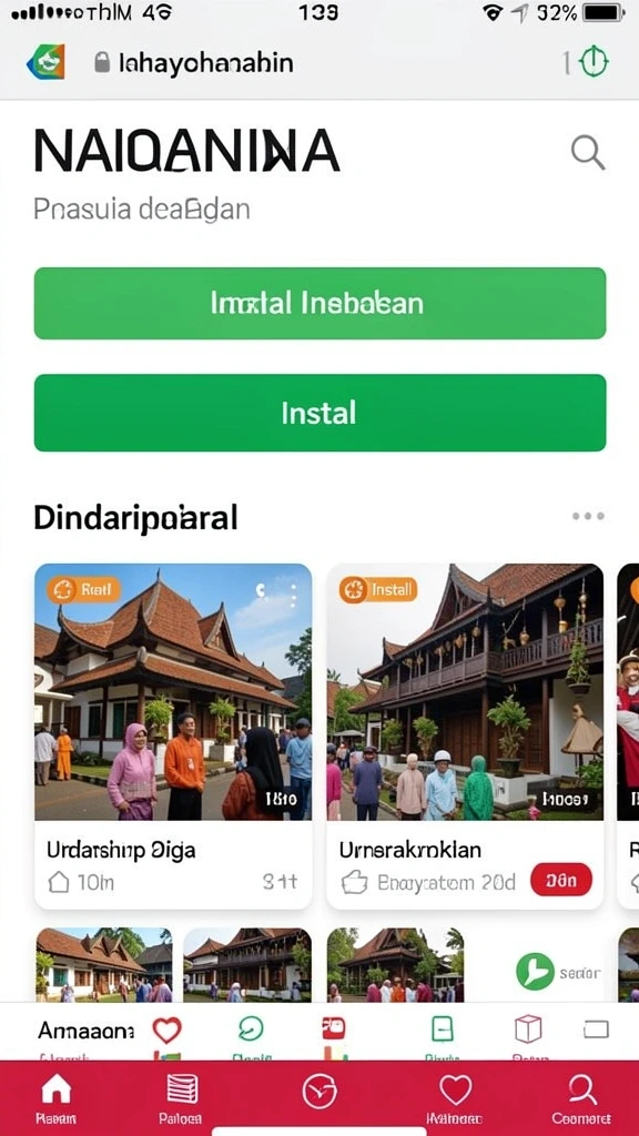 Tampilan antarmuka yang user-friendly dan intuitif.