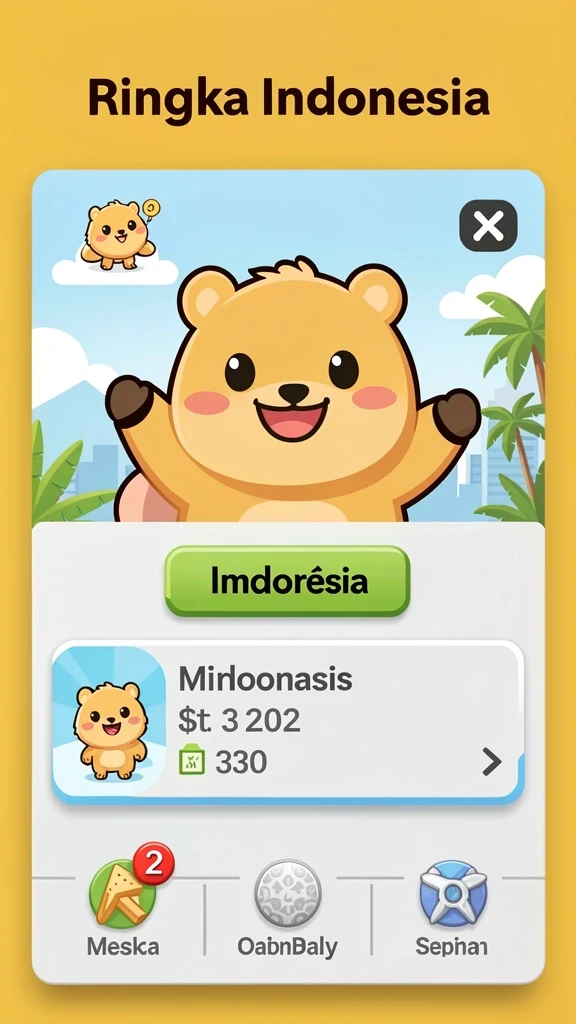 Komunitas aktif dengan interaksi sosial yang baik.