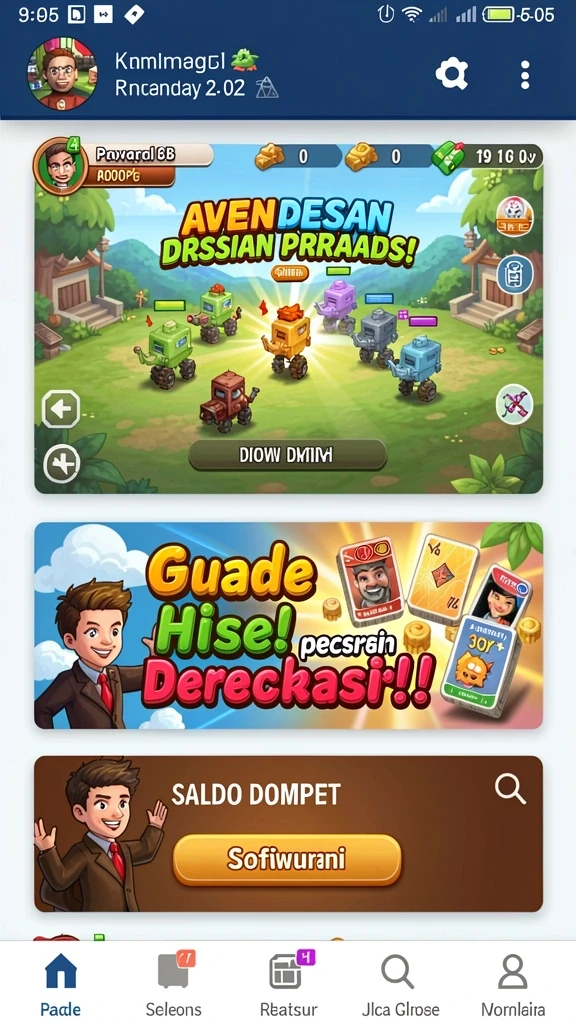 Fitur multiplayer yang memungkinkan interaksi seru.