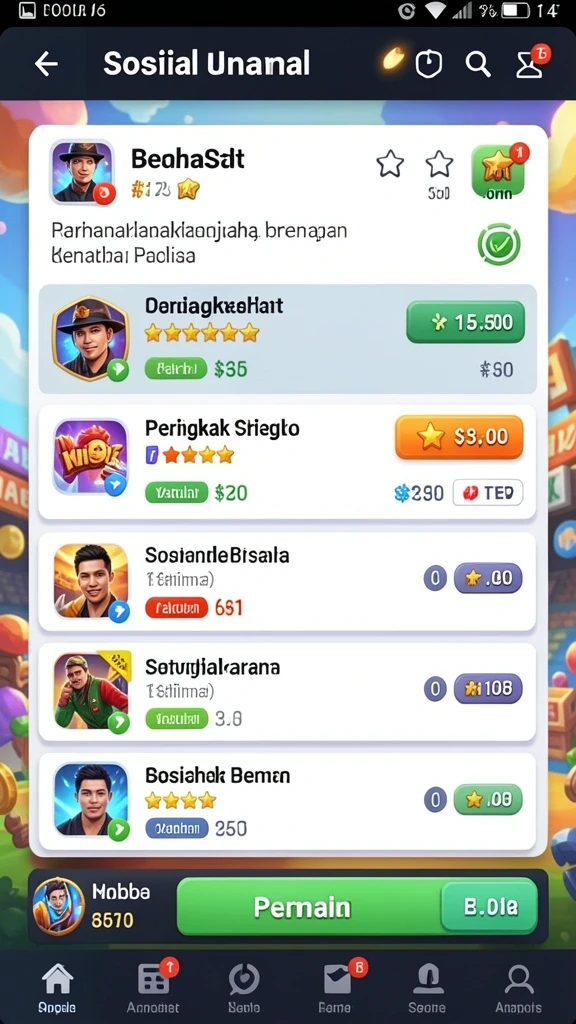 Tantangan yang seru dan menegangkan di setiap level.