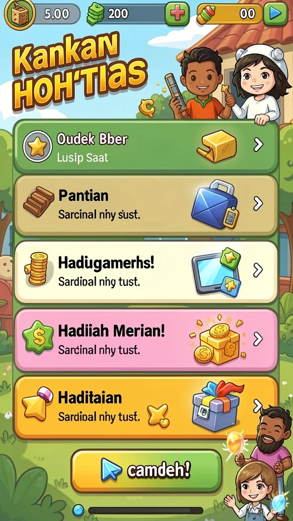 Beragam mesin slot dengan berbagai tema.