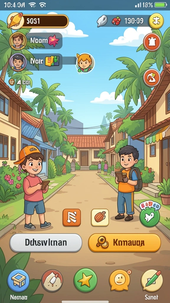 Tampilan awal game TALAS89 yang menarik.
