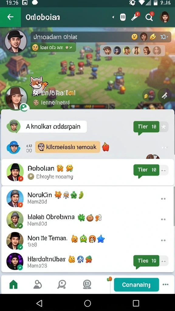 Gambaran interaksi pemain dalam mode multiplayer.