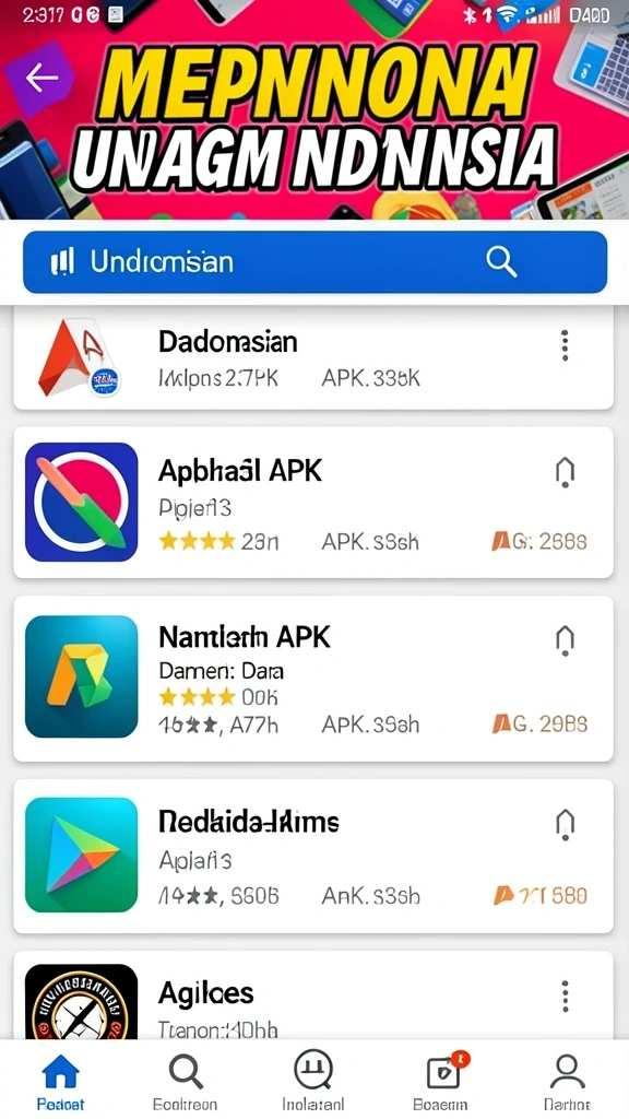 Tampilan antarmuka yang user-friendly.